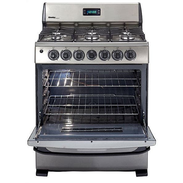 Danby DR399BLSGLP 30" Freestanding Gas Range