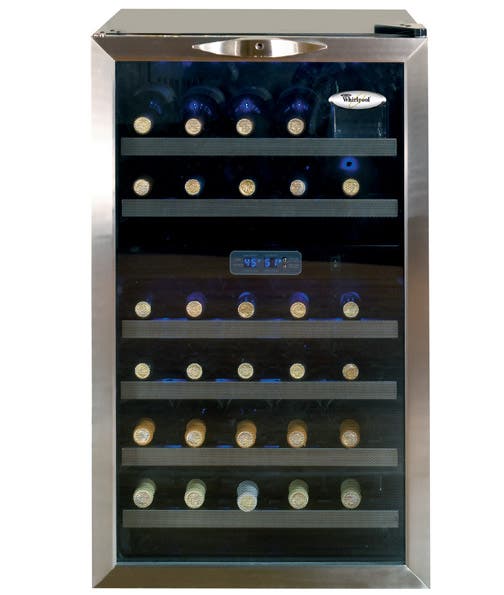 Whirlpool WWC287BLS 22" Dual Zone Wine Cellar