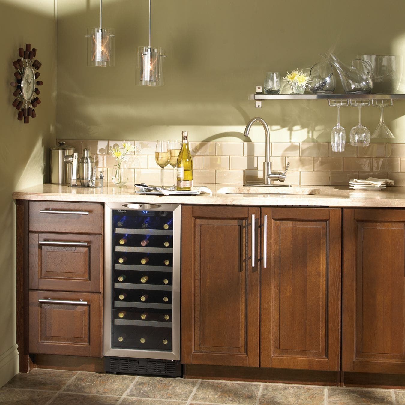 Danby DWC1534BLS 15" Built-in Wine Cooler