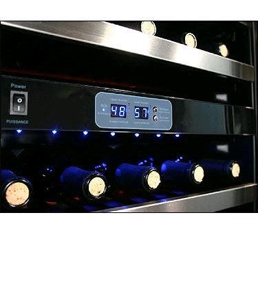 Danby DWC166BLSRH Black with Stainless Steel Door Trim