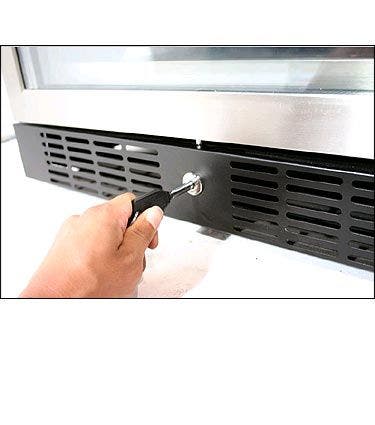 Danby DWC166BLSRH Black with Stainless Steel Door Trim