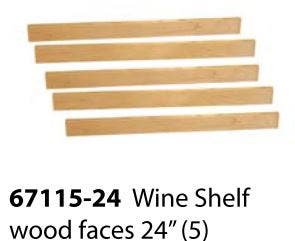 Perlick 6711524 Wooden Wine Fronts (Package of 5)