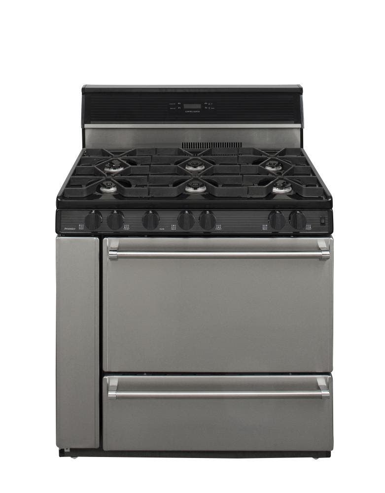 Premier P36S348BP Sealed Burners with Electronic Clock/Timer