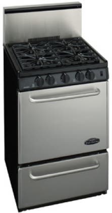 Premier P24S320BP 10" Stainless Steel Backguard