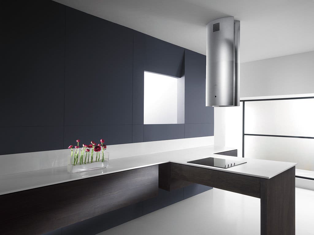 Elica EMN622SS 22" Menhir Island Chimney Range Hood