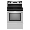 30 Inch Freestanding Electric Range with 4 Ribbon Radiant Elements, 4.8 cu. ft. Manual Clean Oven, Easy Touch Electronic Controls and Storage Drawer