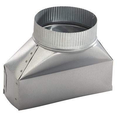 Best 412H 3 1/4" x 10" to 7" Round Transition