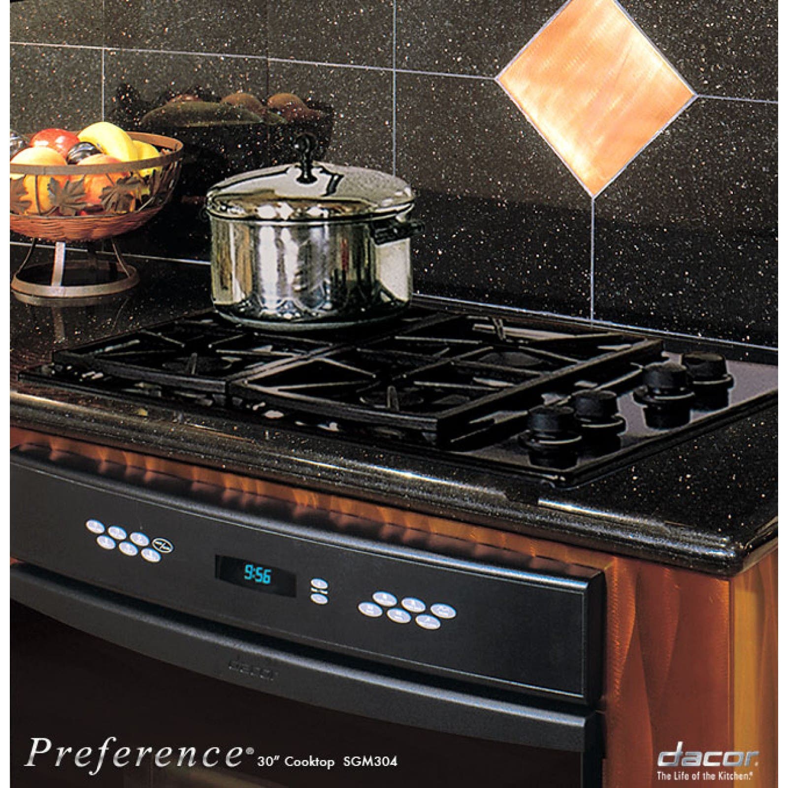 Dacor SGM466BLP Black/Liquid Propane