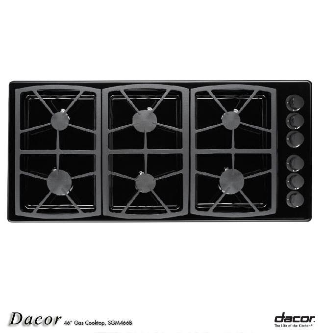 Dacor SGM466B Black/Natural Gas