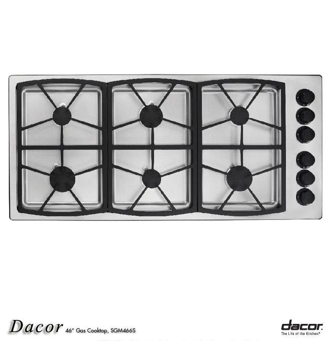 Dacor SGM466S Stainless Steel/Natural Gas