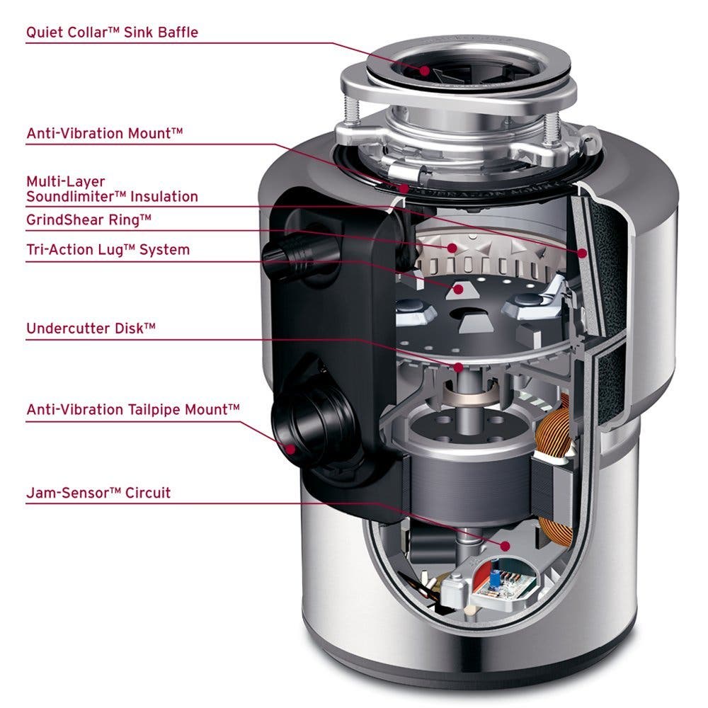 Insinkerator EXCEL 1 HP Continuous Feed Waste Disposer