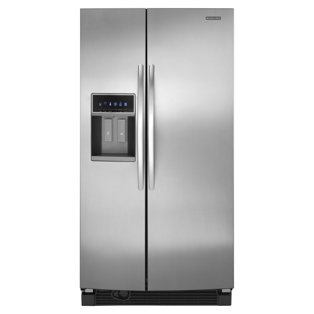 KitchenAid KSRJ25FXMS 25.6 cu. ft. Side by Side Refrigerator