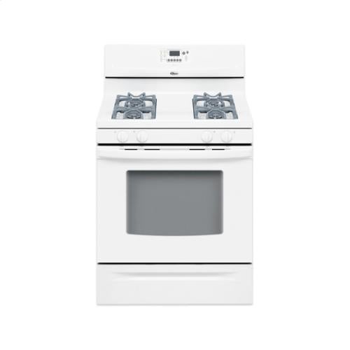 Whirlpool SF362LXSQ 30" Freestanding Gas Range with Accubake Heat