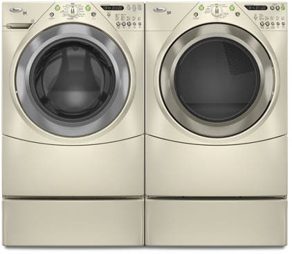 Whirlpool WGD9400ST Bisque with Gold Metallic Accents