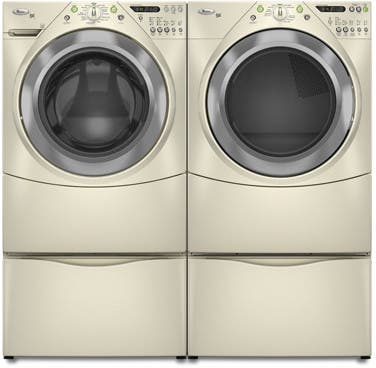 Whirlpool WGD9400ST Bisque with Gold Metallic Accents