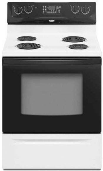 Whirlpool RF263LXTW Black-on-White