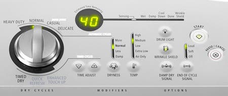 Whirlpool WED6600WL Silver