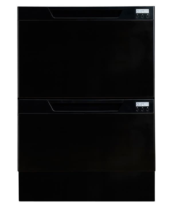 Fisher Paykel DD24DCB6V2 Black with Recessed Handle