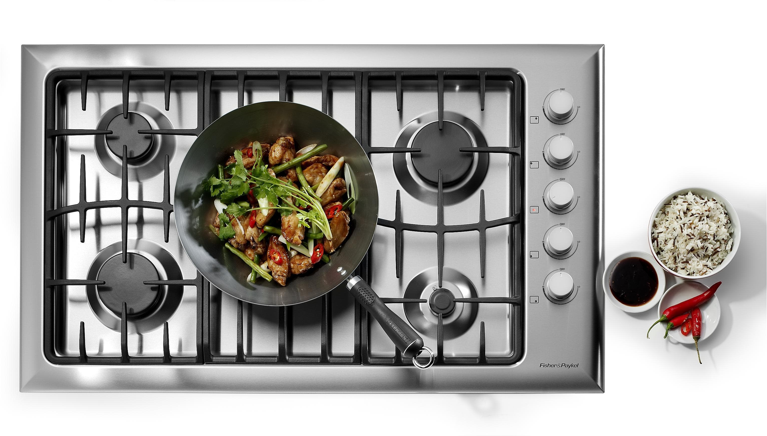 Fisher Paykel CG365DWACX1 36" Gas Cooktop
