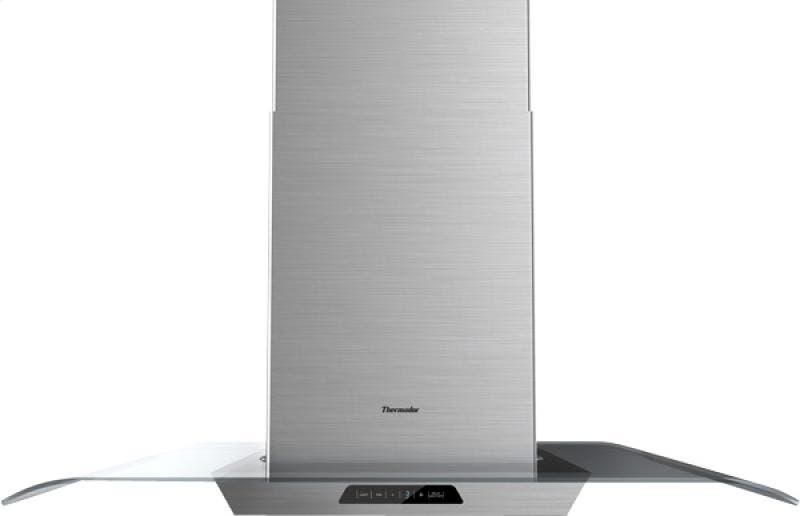 Thermador HMIB40HS 40 Inch Glass Island Mount Chimney Range Hood