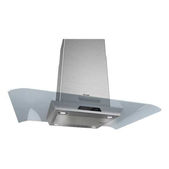 Thermador HMIB40HS 40 Inch Glass Island Mount Chimney Range Hood