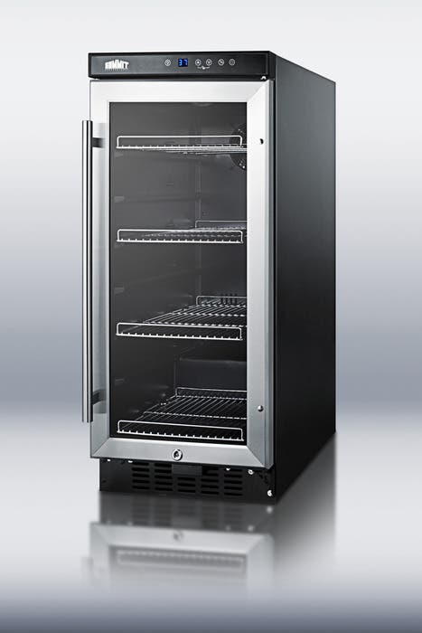 Summit SCR1536 Stainless Steel Trimmed Glass Door