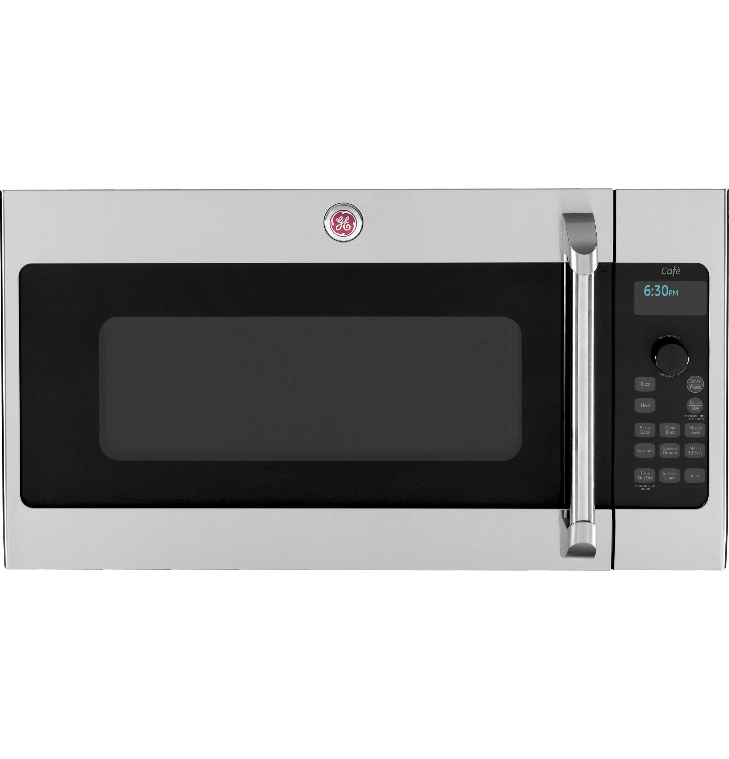 GE CSA1201RSS Stainless Steel On Black