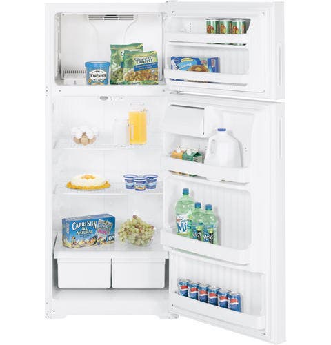 GE GTN18BBTWW 18.2 cu. ft. Top-Freezer Refrigerator