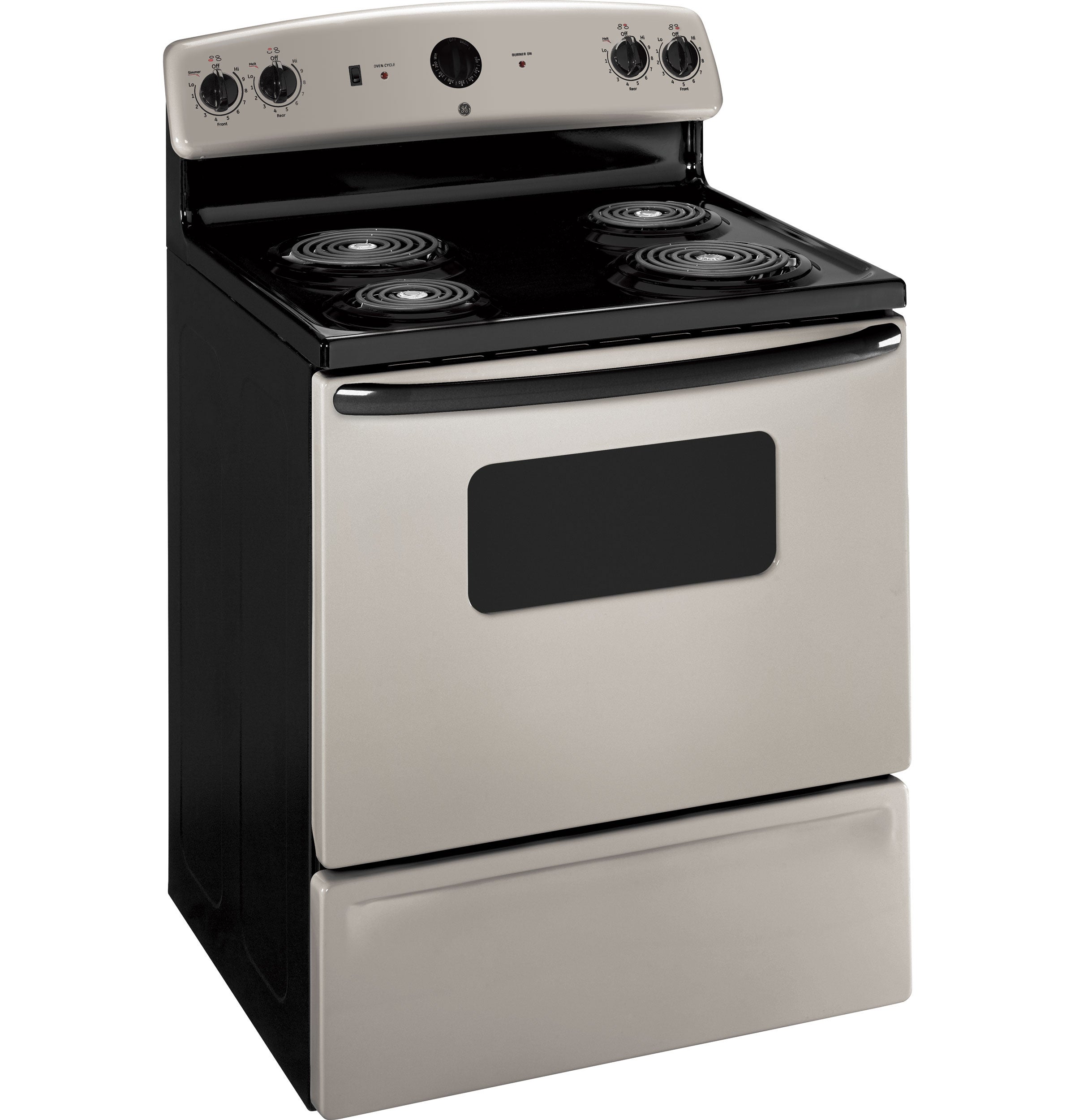 GE JBS07SPSA 30 Inch Electric Range Silver | Plesser's Appliances