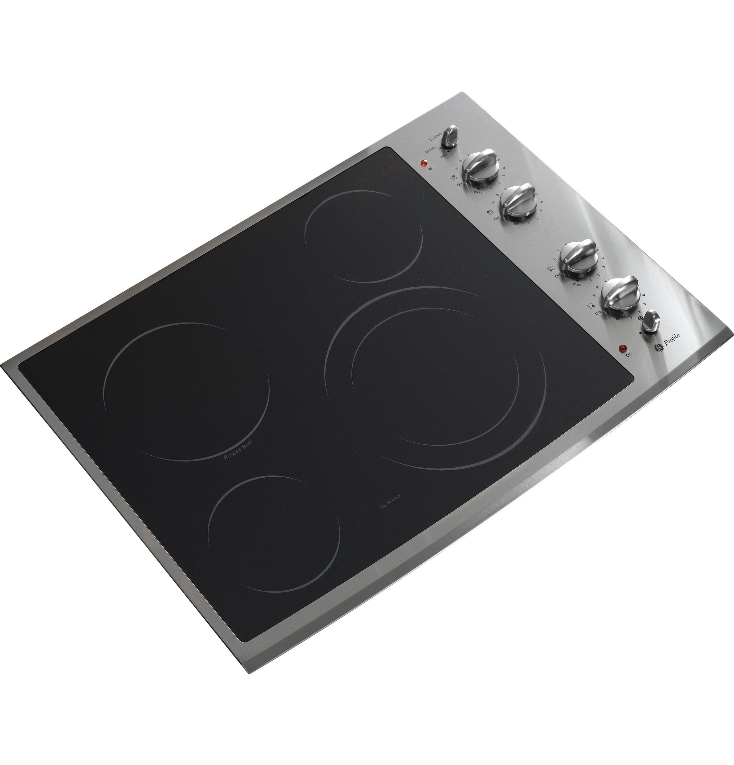 GE PP912SMSS Black Surface with Stainless Steel Trim