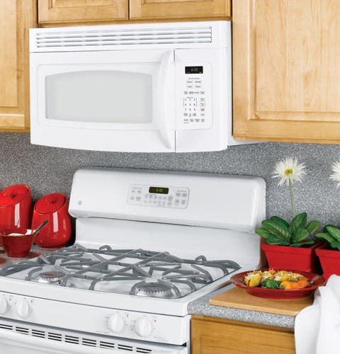 GE JVM1540DPWW White