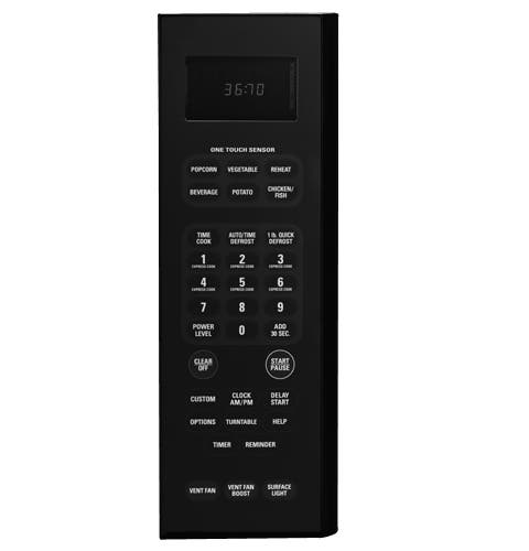 GE JVM3670BFBB Black