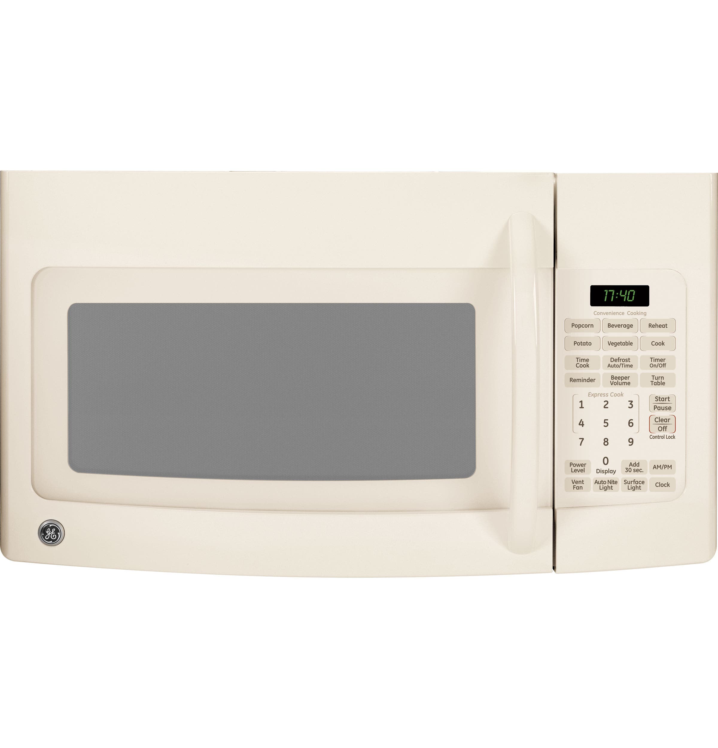 GE JVM1740DPCC Bisque on Bisque