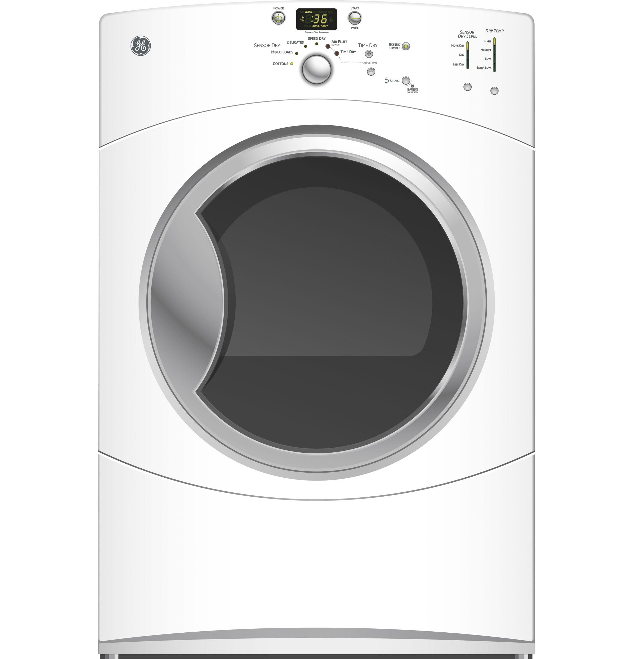 GE GFDN110ELWW White