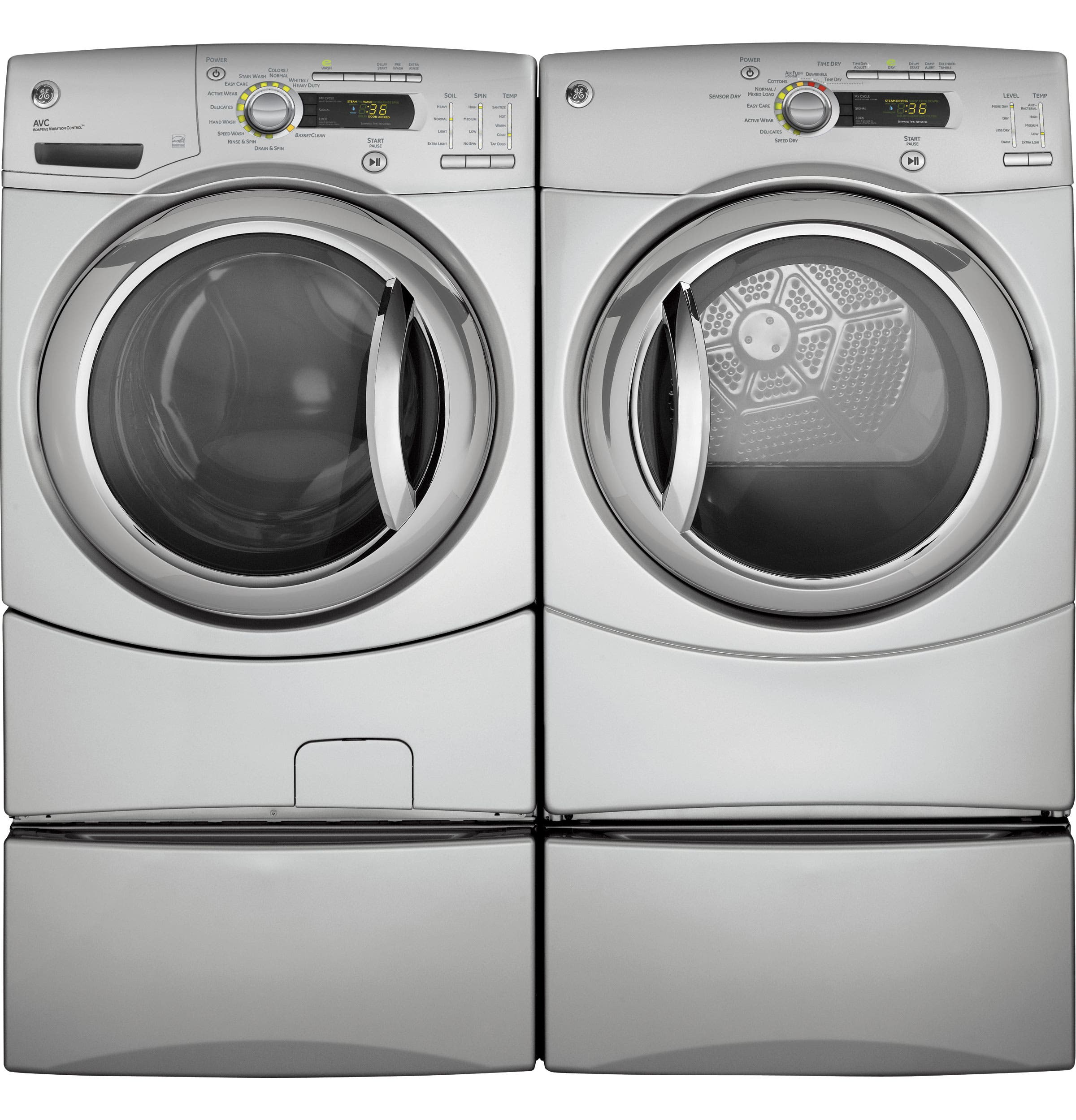 GE GFDN245ELMS Metallic Silver