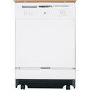 25" Convertible/Portable Dishwasher with 5 Wash Cycles, 4-Level PowerScrub Wash System, TouchTap Controls and Pirahna Hard Food Disposer