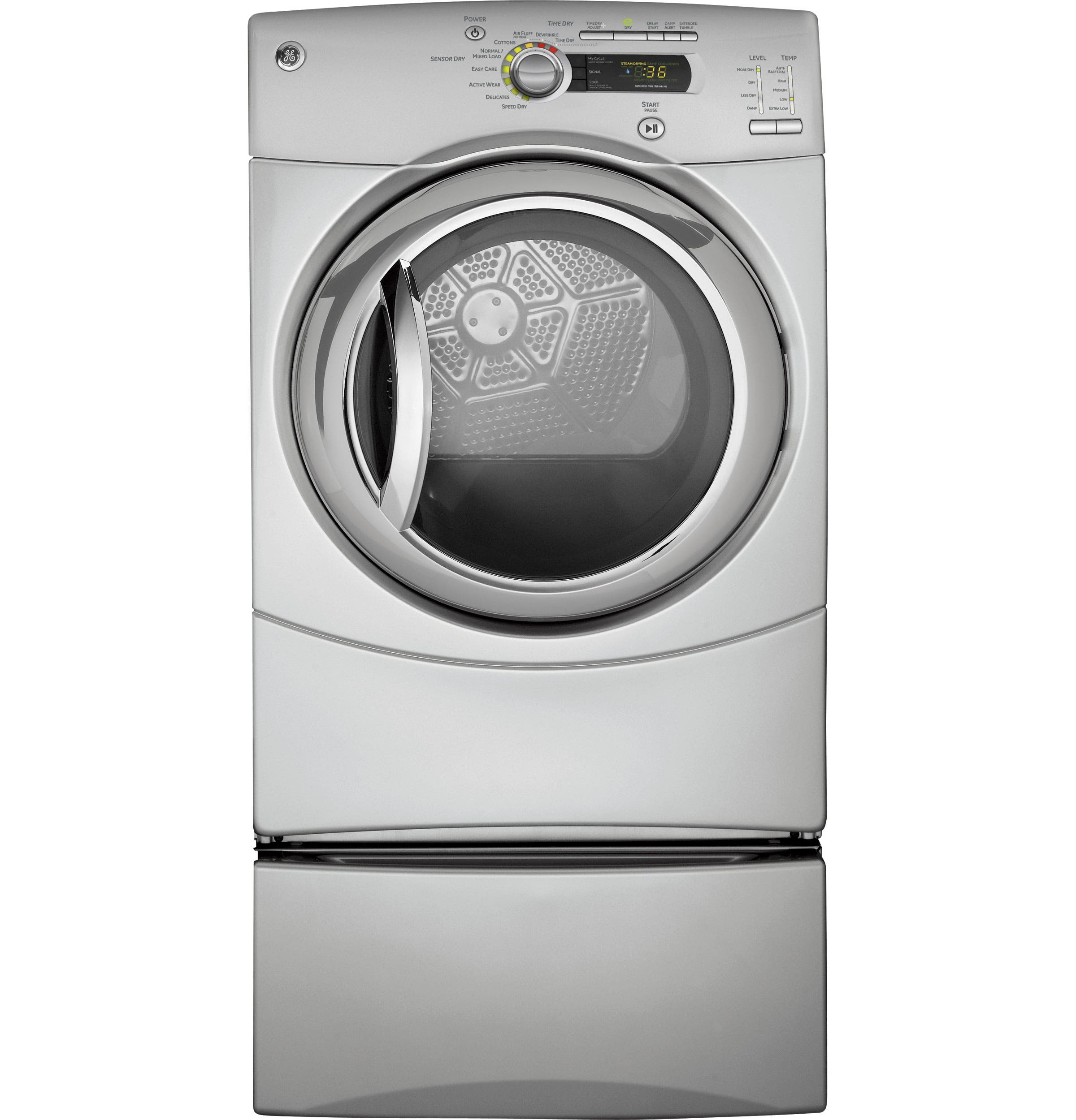 GE GFDN245GLMS Metallic Silver