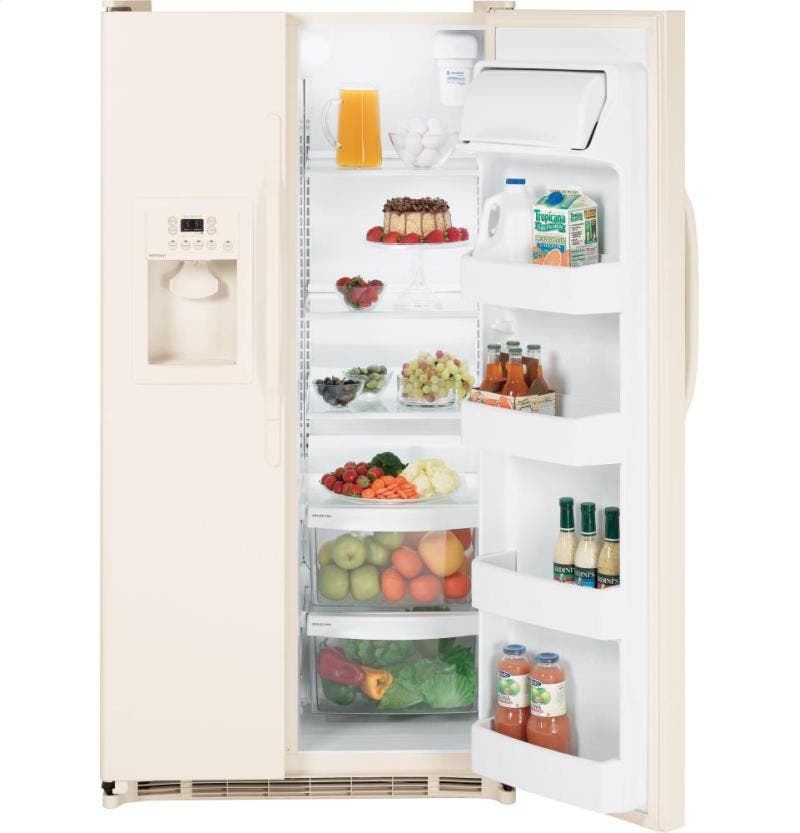 Hotpoint HSS25GFTCC Bisque-on-Bisque
