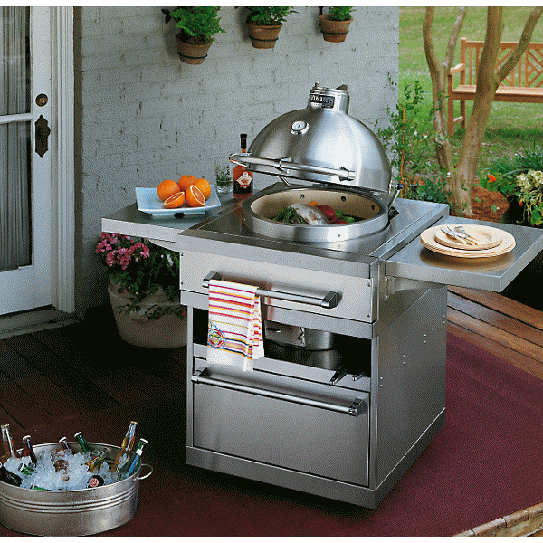 Viking VCQS001SS Charcoal C4 Outdoor Cooker | Plesser's Appliances