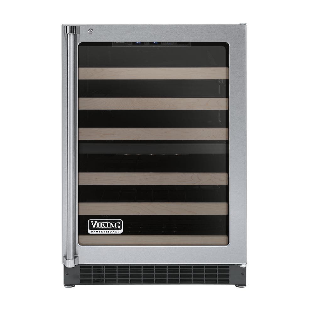 Viking VUWC2441CRSS Clear Glass Door, Right Hinge Door Swing