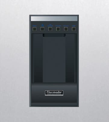 Thermador T18IF70NSP 18" Built-in Fully Flush Freezer Column