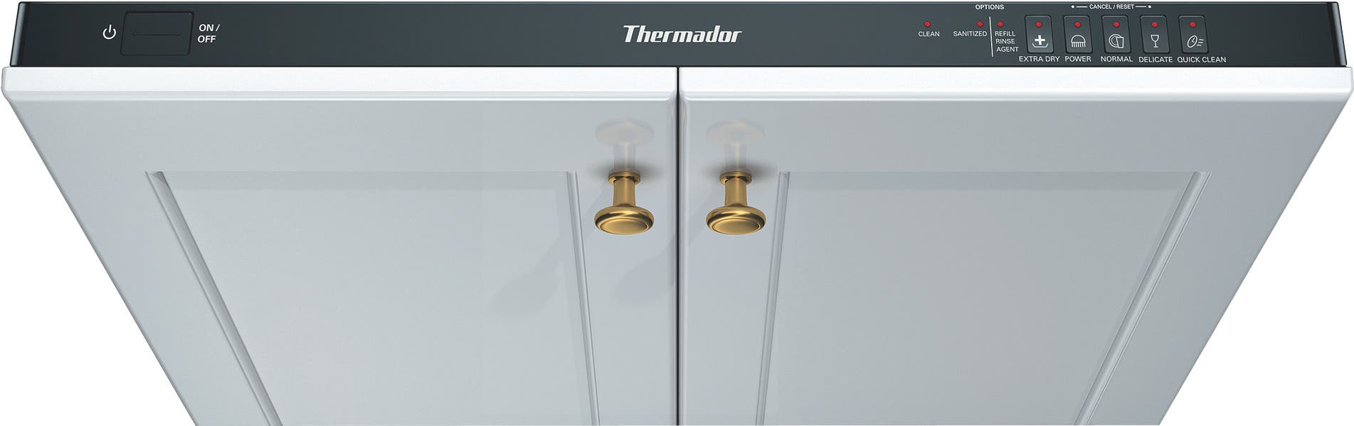 Thermador DWHD410HPR Requires Custom Panel/Handle