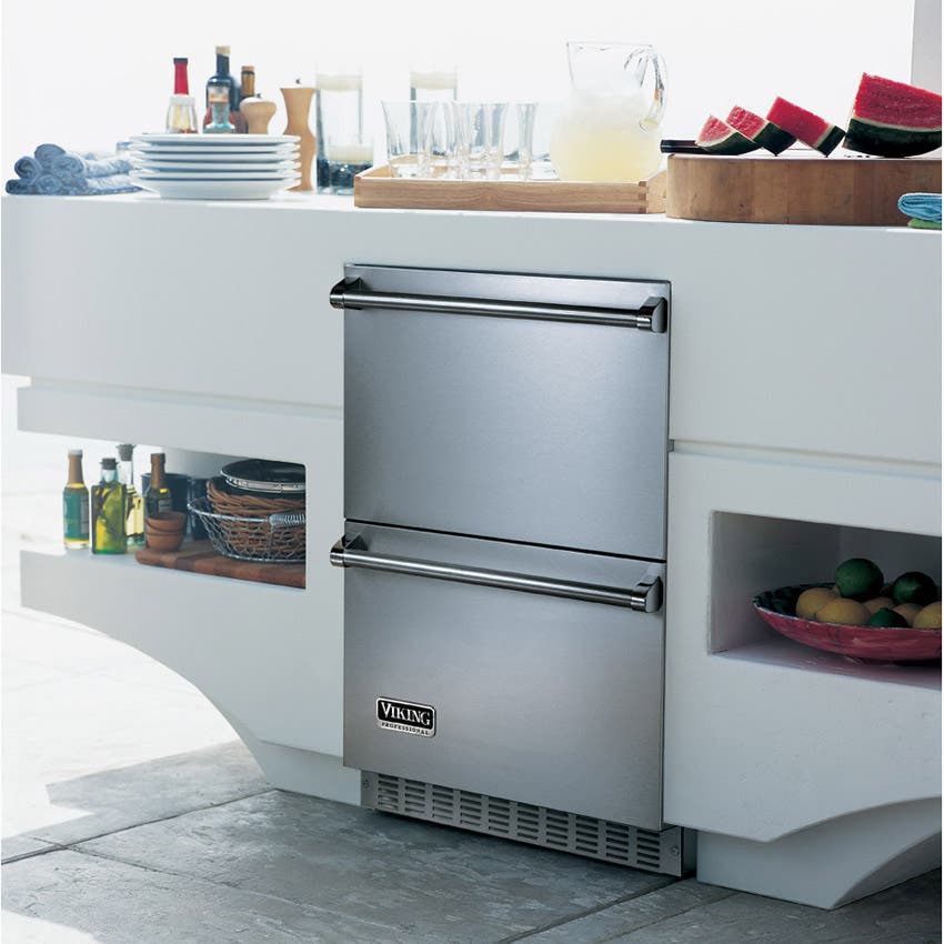 Viking VURD144TSS 24" Undercounter Outdoor Double Drawer