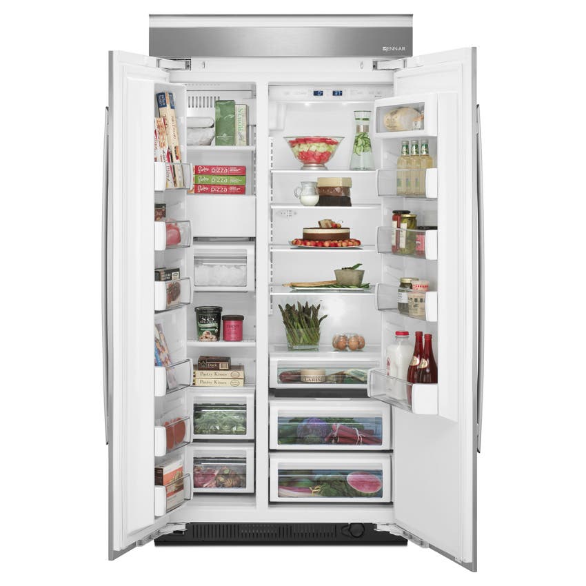 Jenn Air JS42NXFXDW 42" Built-in Side by Side Refrigerator