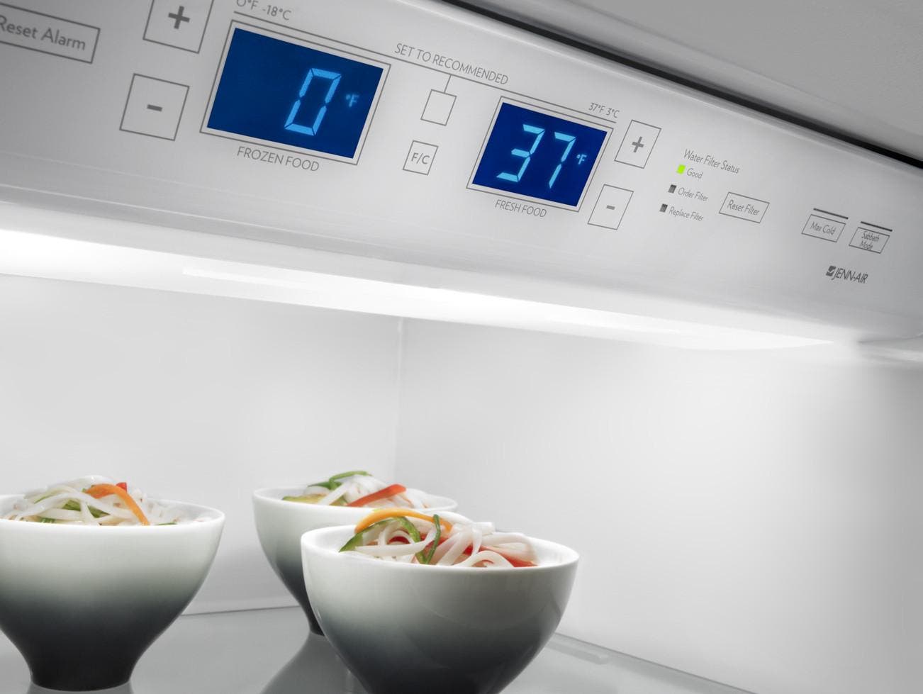 Jenn Air JS42NXFXDW 42" Built-in Side by Side Refrigerator