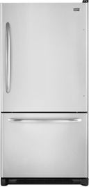 21.9 cu. ft. Bottom-Freezer Refrigerator with 5 Adjustable Spill-Catcher Glass Shelves, Ice Maker, Glide-Out Freezer Drawer, Energy Star Qualified and Electronic Temperature Controls
