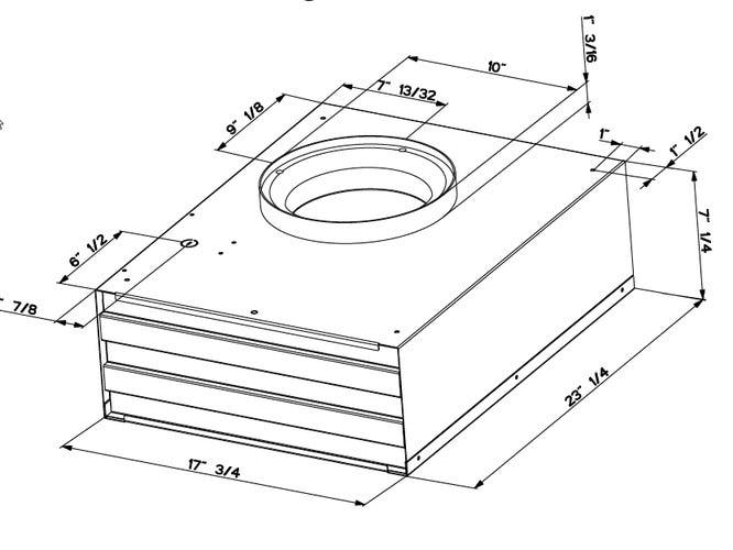 Faber 610000007 1200 CFM External Blower