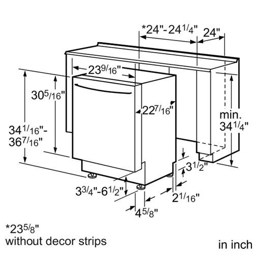Bosch SHX68E05UC Stainless Steel