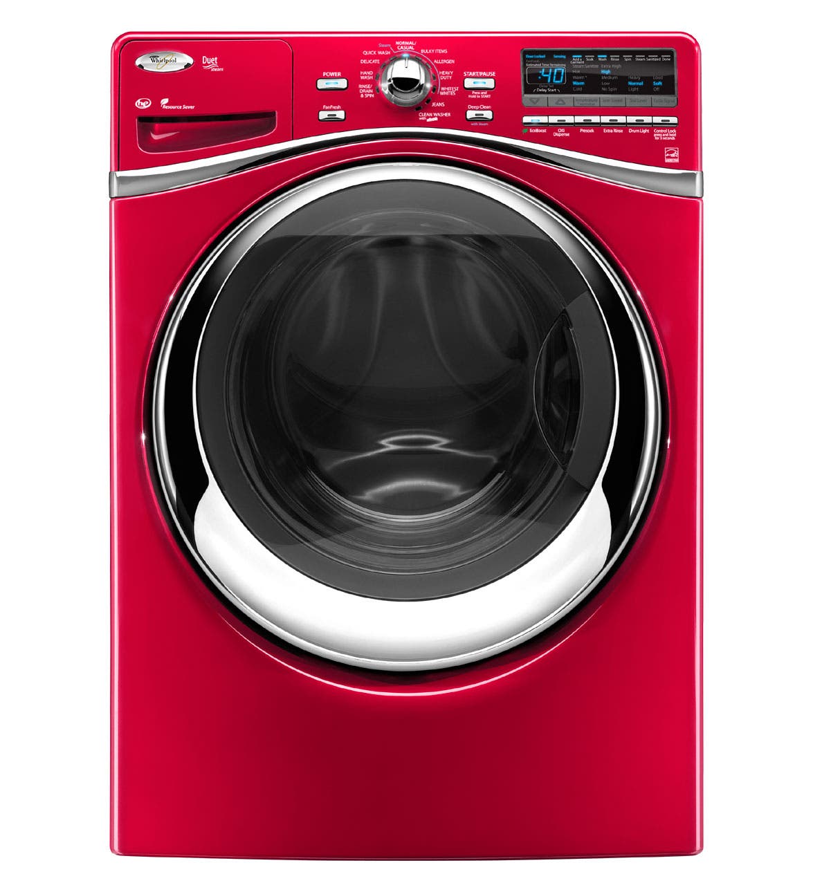 Whirlpool WFW95HEXR Cranberry