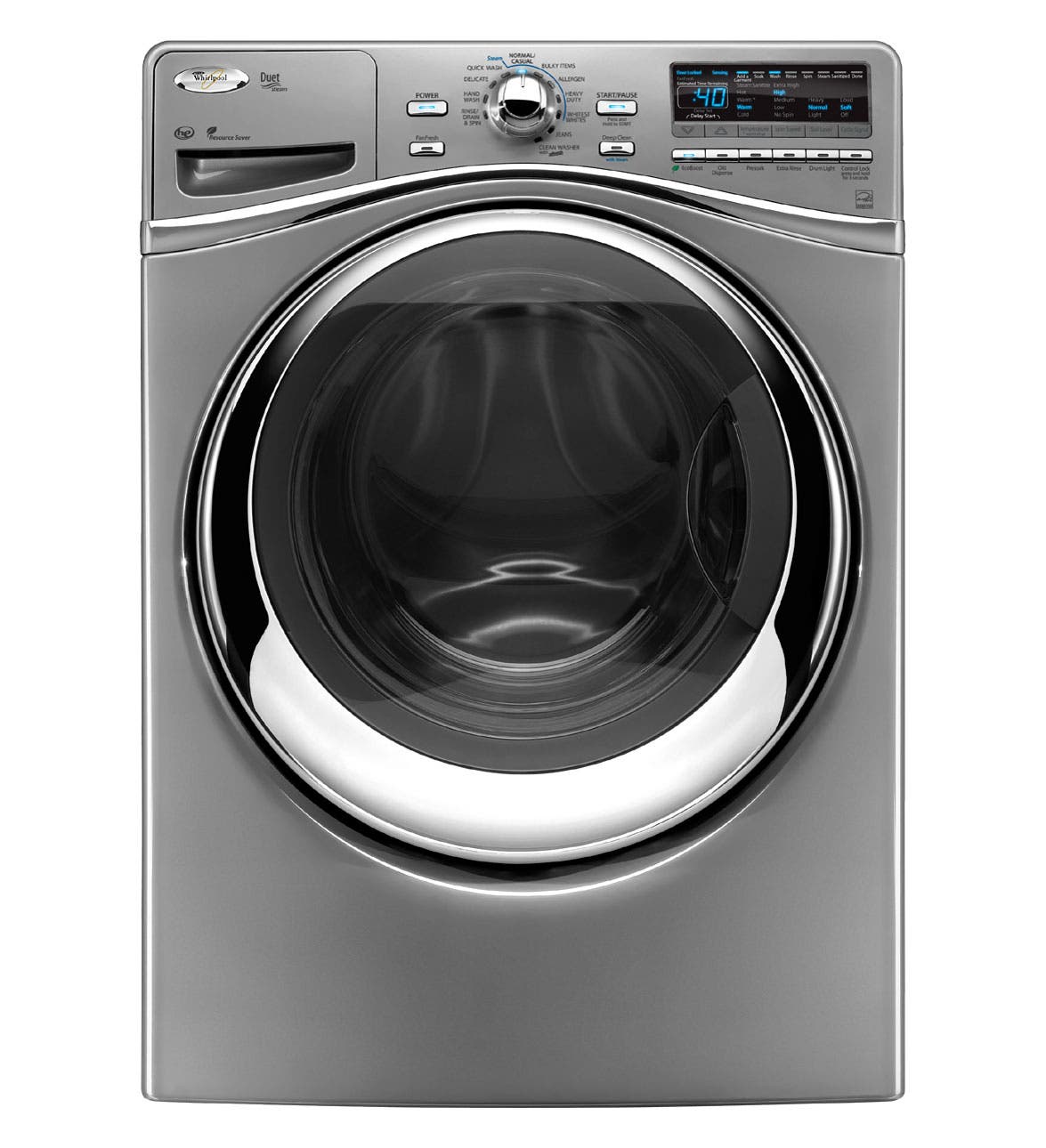 Whirlpool WFW95HEXL Lunar Silver